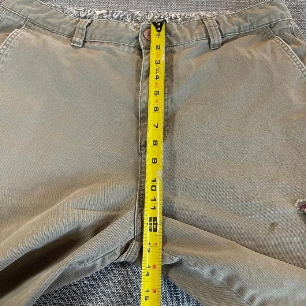Y2K Quicksilver Tan Cargo Shorts Men's Size 36